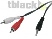 CABO P2 MX2 RCA M 1,5M TBLACK