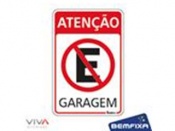 PLACA 20X30 GARAGEM 1UN BEMFIXA