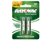 PILHA AAA RECAR.600MAH CT2 RAYOVAC